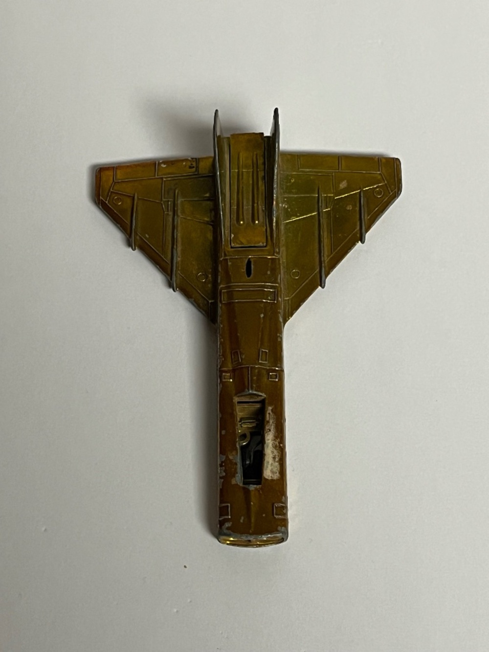 Vintage 1970 Hot Wheels Redline Mattel Hot Birds Star Grazer Gold Die Cast Plane